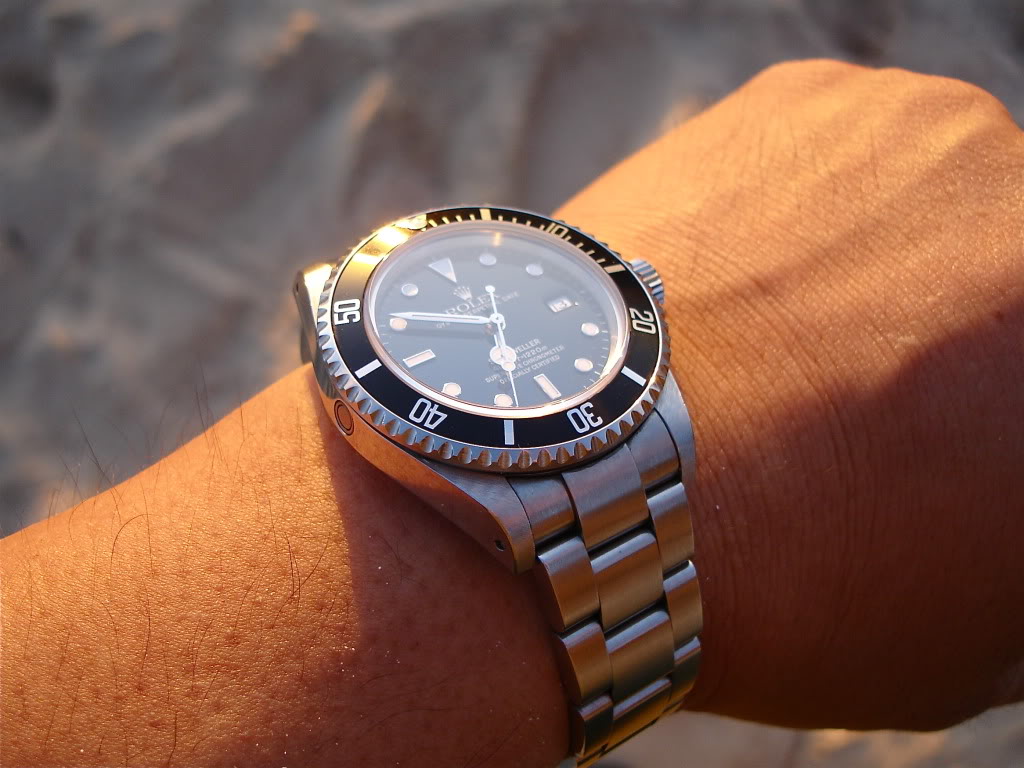 Rolex on a wrist after a succesful Rolex repair